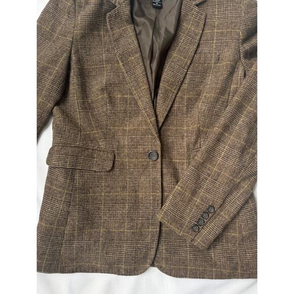 BODY By VICTORIA SECRET Brown Blazer Size 12 - Picture 6 of 9